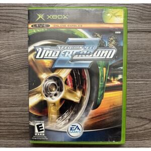 Need for Speed Underground 2 Microsoft Xbox CIB Complete In Box w/ Manual